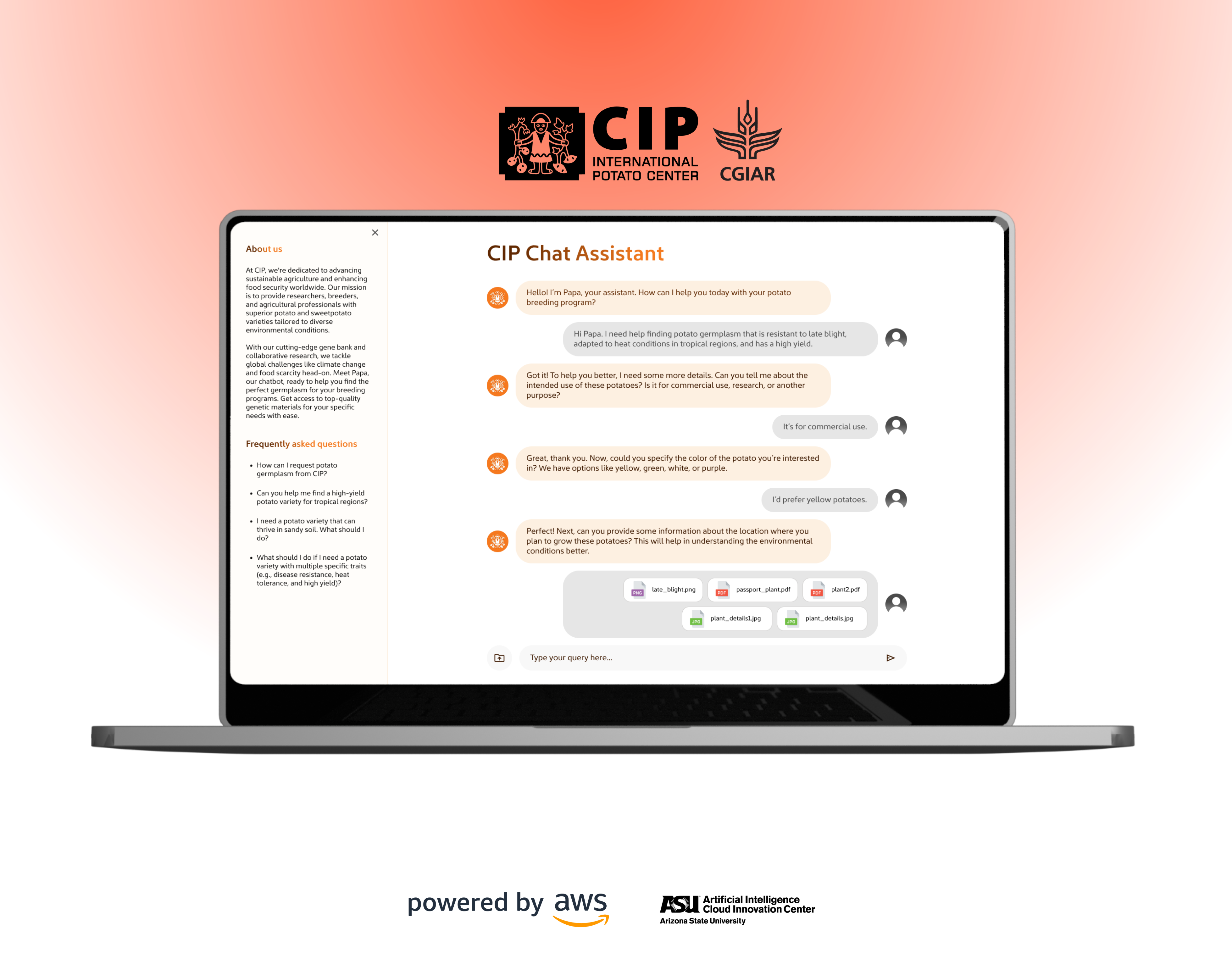 Germplasm Request Assistant : CGIAR